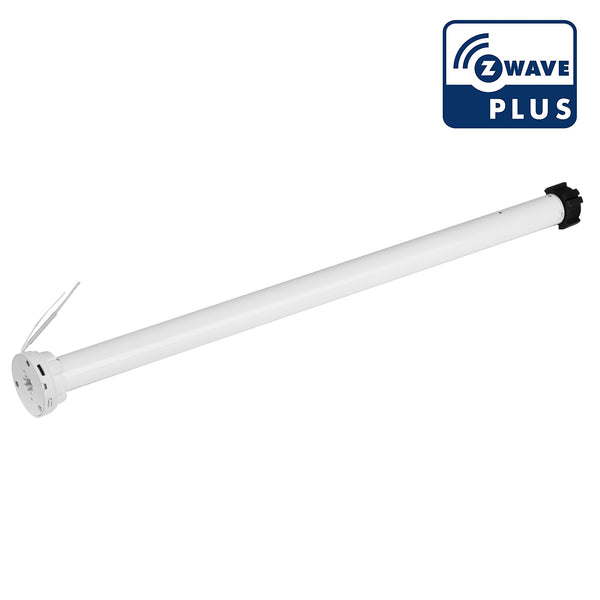 25mm Diameter DC ZWave Smart Tubular Motor, with Built-in Radio and Rechargeable Lithium-ion Battery, for 38mm/1 1/2'' Dia Roller Tube, used for Roller/Zebra/Triple Sheer/Roman Shade, for North America Only