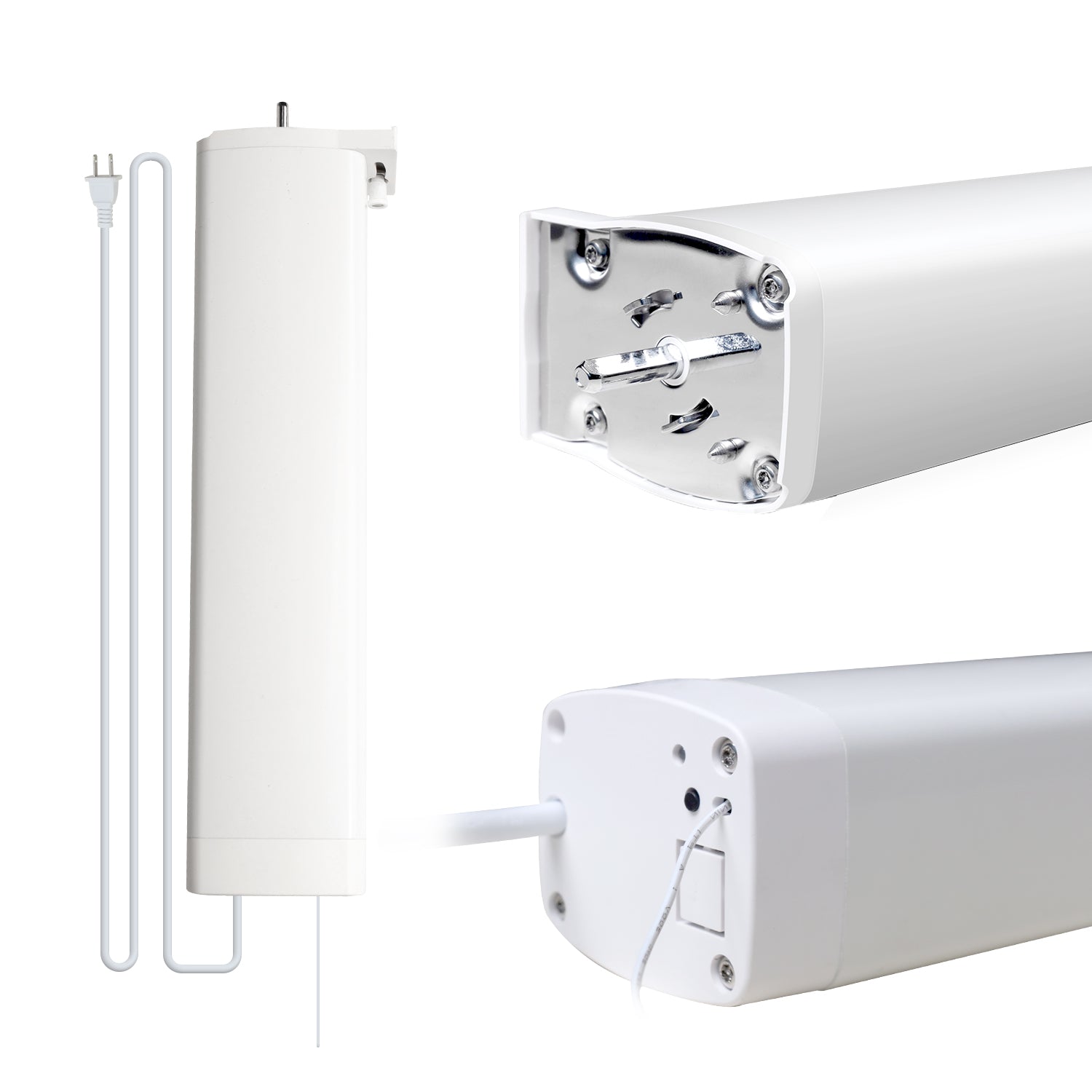 Motorized Drape Rope WM82T AC 100-240V 60HZ/50HZ Hardwired Drapery Motor, for Curtain Track ...